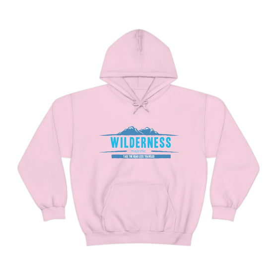 Chill Stitch – Wilderness Road Less Traveled - Unisex Hooded Hoodie Sweatshirt – Embrace Your Vibe
