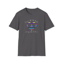  All People Living Peace Hippie Earth Design | Unisex Soft Style T-Shirt | Embrace Your Vibe