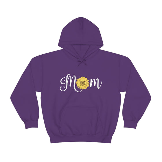 Chill Stitch – Mom Sunflower - Unisex Hooded Hoodie Sweatshirt – Embrace Your Vibe