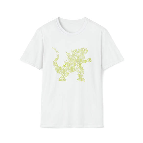 Godzilla Kaiju Japanese Shirt | Abstract Unisex Soft Style Tee T-Shirt