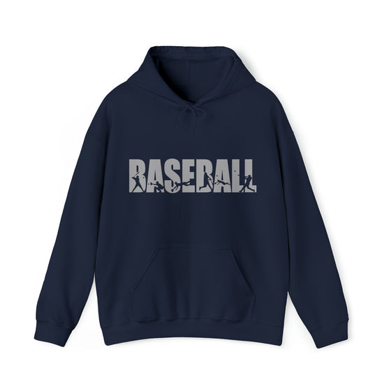 Baseball Silhouette Sport | Unisex Hooded Hoodie Sweatshirt | Embrace Your Vibe
