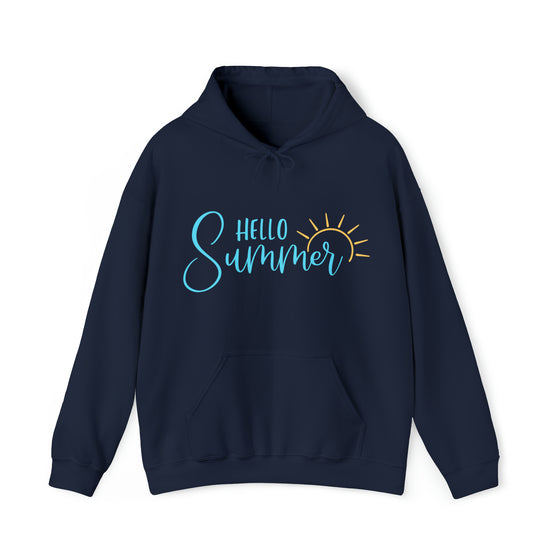 Summer Hoodie | Hello Summer | Unisex Hooded Hoodie Sweatshirt