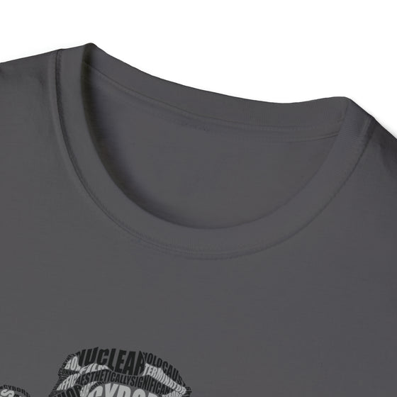Terminator Movie | Unisex Soft Style Tee T-Shirt  | Calligram Word Design