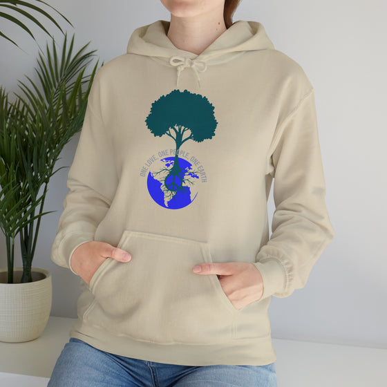 Tree of Life Hoodie | World Peace Earth Tree | Unisex Hooded Hoodie Sweatshirt