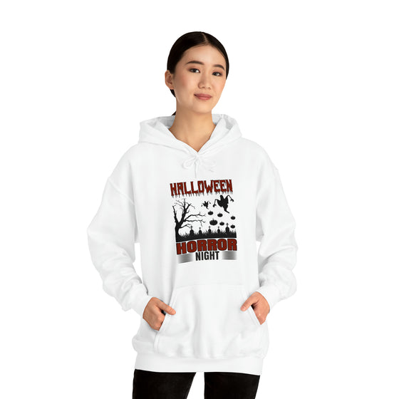 Halloween Sweatshirt  | Horror Night | Unisex Hooded Hoodie Sweatshirt