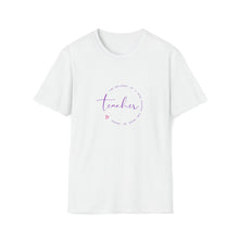  Teacher Shirt | Influence of Teachers | Unisex Soft Style Tee T-Shirt