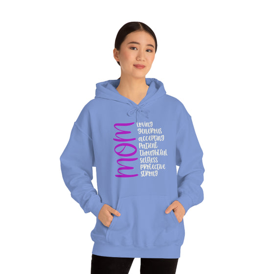 Chill Stitch – Mom Descriptions Flow - Unisex Hooded Hoodie Sweatshirt – Embrace Your Vibe