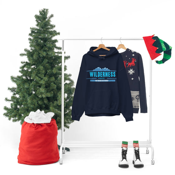 Chill Stitch – Wilderness Road Less Traveled - Unisex Hooded Hoodie Sweatshirt – Embrace Your Vibe