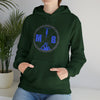 Bike Sweatshirt | MTB Chain Circle Mountain Bike Biking | Unisex Hooded Hoodie Sweatshirt