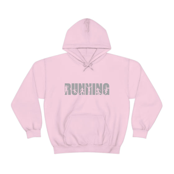 Chill Stitch – Running Sport - Unisex Hooded Hoodie Sweatshirt – Embrace Your Vibe