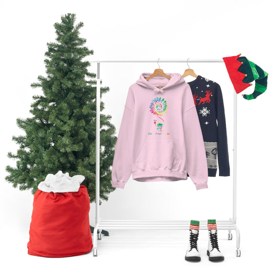 Chill Stitch – Peace Live Frog Tie-Dye - Unisex Hooded Hoodie Sweatshirt – Embrace Your Vibe