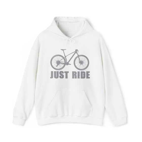 Bike Sweatshirt | MTB Mountain Bike Just Ride | Unisex Hooded Hoodie Sweatshirt