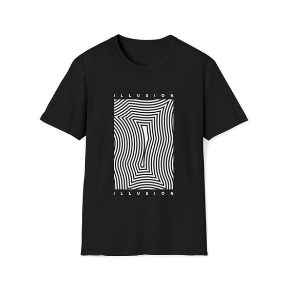Abstract Shapes Fingerprints Portal V28 | Unisex Soft Style Tee T-Shirt | Embrace Your Vibe