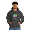 Lake Sweatshirt | Tree of Life Watercolor V4 Color Burst | Unisex Hooded Hoodie Sweatshirt