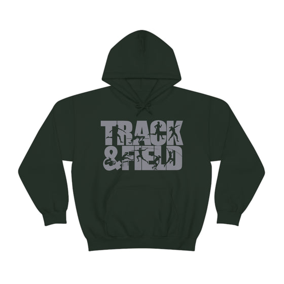 Chill Stitch – Track & Field Sport - Unisex Hooded Hoodie Sweatshirt – Embrace Your Vibe