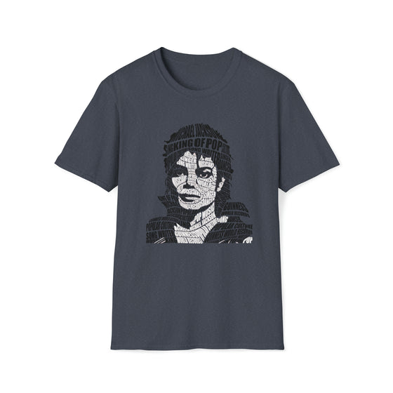 Michael Jackson | Unisex Soft Style Tee T-Shirt  | Calligram Word Design