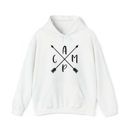 Camp Arrows Camping Beach Life | Unisex Hooded Hoodie Sweatshirt | Chill Stitch Clothing