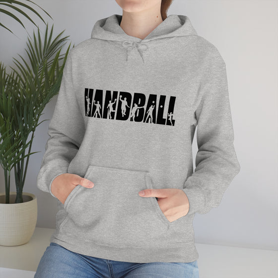 Chill Stitch – Handball Sport - Unisex Hooded Hoodie Sweatshirt – Embrace Your Vibe