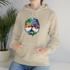 Yoga Hoodie | Tree of Life Watercolor Color Flow V1 | Unisex Hooded Hoodie Sweatshirt