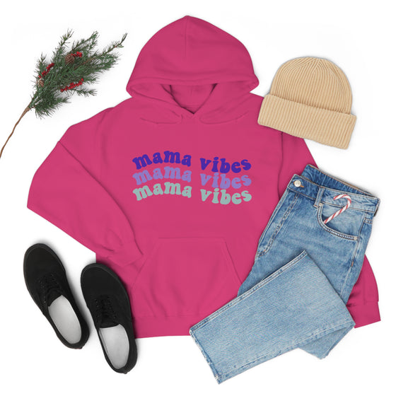 Chill Stitch – Mama Wave Vibes - Unisex Hooded Hoodie Sweatshirt – Embrace Your Vibe