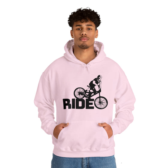 Bike Sweatshirt | MTB Mountain Bike Ride Biking | Unisex Hooded Hoodie Sweatshirt