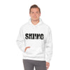 Chill Stitch – Skiing Sport - Unisex Hooded Hoodie Sweatshirt – Embrace Your Vibe