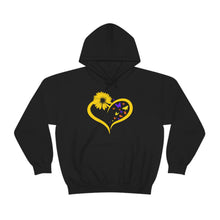  Butterflies Sunflower | Unisex Hooded Hoodie Sweatshirt | Embrace Your Vibe