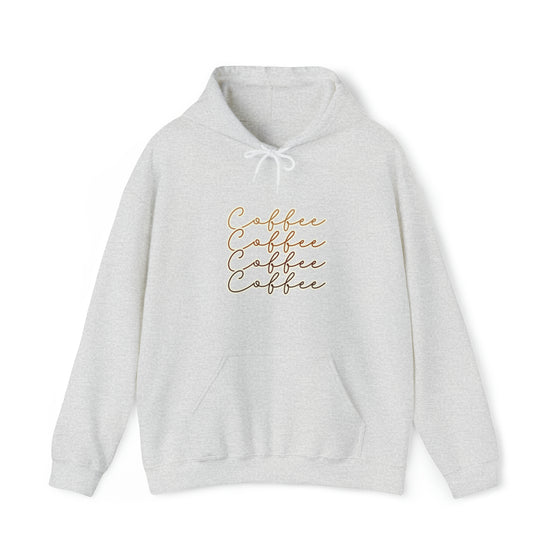 Coffee Times Four Sweatshirt | Coffee Latte Drink | Unisex Hooded Hoodie Sweatshirt | Embrace Your Vibe