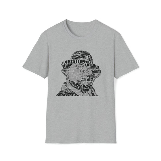 Notorious Big Rapper | Unisex Soft Style Tee T-Shirt | Calligram Word Design