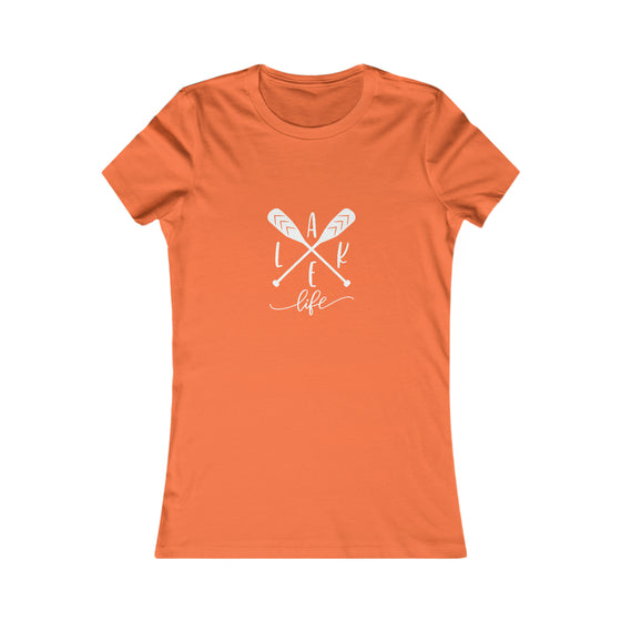 Beach Lake Life Lake Oars | Women’s Bella Canvas T-Shirt | Soft Style Tee T-Shirt | Embrace Your Vibe