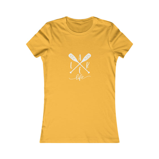 Beach Lake Life Lake Oars | Women’s Bella Canvas T-Shirt | Soft Style Tee T-Shirt | Embrace Your Vibe
