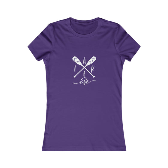 Beach Lake Life Lake Oars | Women’s Bella Canvas T-Shirt | Soft Style Tee T-Shirt | Embrace Your Vibe