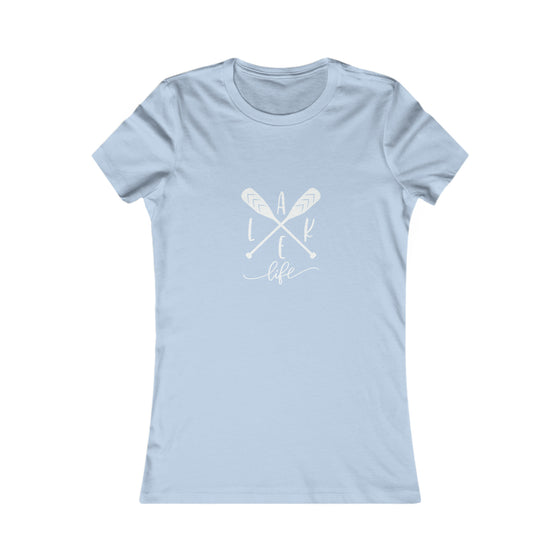 Beach Lake Life Lake Oars | Women’s Bella Canvas T-Shirt | Soft Style Tee T-Shirt | Embrace Your Vibe