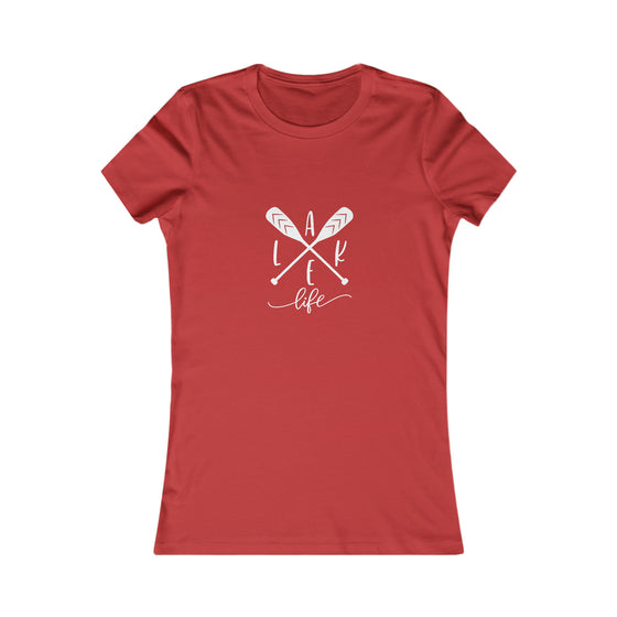 Beach Lake Life Lake Oars | Women’s Bella Canvas T-Shirt | Soft Style Tee T-Shirt | Embrace Your Vibe