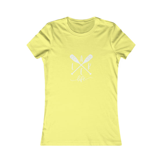 Beach Lake Life Lake Oars | Women’s Bella Canvas T-Shirt | Soft Style Tee T-Shirt | Embrace Your Vibe