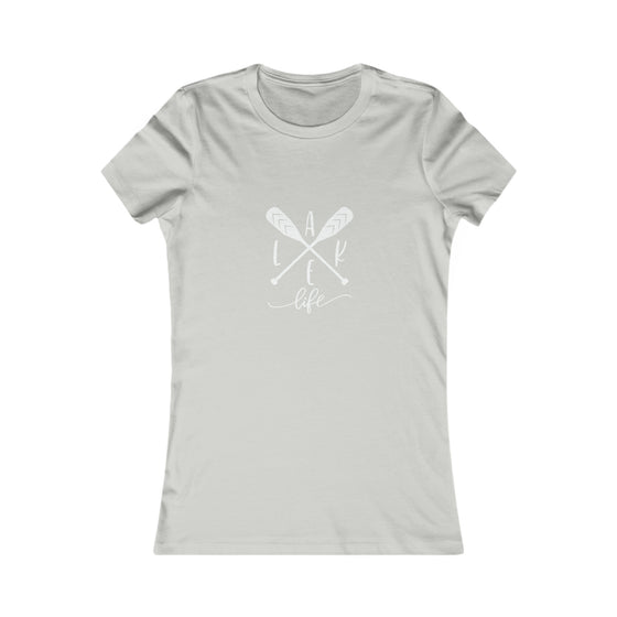 Beach Lake Life Lake Oars | Women’s Bella Canvas T-Shirt | Soft Style Tee T-Shirt | Embrace Your Vibe