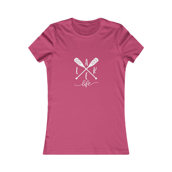 Beach Lake Life Lake Oars | Women’s Bella Canvas T-Shirt | Soft Style Tee T-Shirt | Embrace Your Vibe