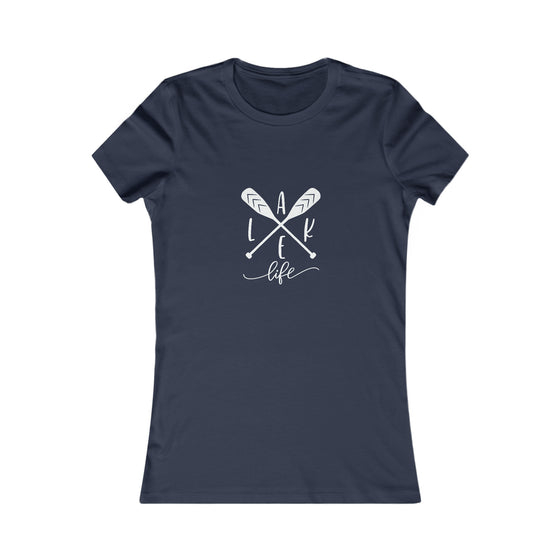 Beach Lake Life Lake Oars | Women’s Bella Canvas T-Shirt | Soft Style Tee T-Shirt | Embrace Your Vibe