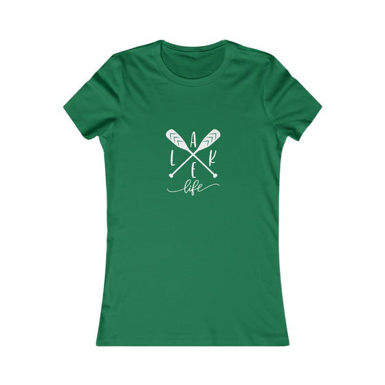 Beach Lake Life Lake Oars | Women’s Bella Canvas T-Shirt | Soft Style Tee T-Shirt | Embrace Your Vibe