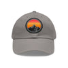 Bike Hat | MTB Mountain Riding Design Circle Leather Patch Baseball Cap