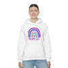 Chill Stitch – Mom Life Rainbow - Unisex Hooded Hoodie Sweatshirt – Embrace Your Vibe