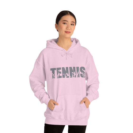 Chill Stitch – Tennis Sport - Unisex Hooded Hoodie Sweatshirt – Embrace Your Vibe