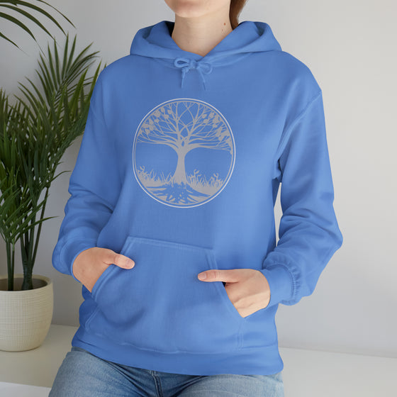 Yoga Sweatshirt | Tree of Life Strong Roots | Unisex Hooded Hoodie Sweatshirt