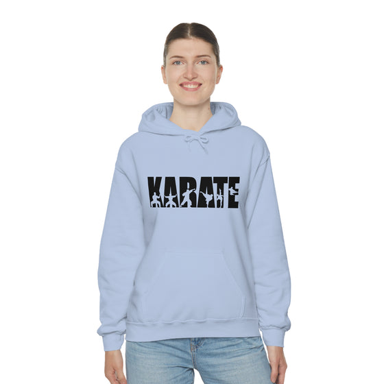 Chill Stitch – Karate Sport - Unisex Hooded Hoodie Sweatshirt – Embrace Your Vibe