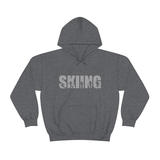 Chill Stitch – Skiing Sport - Unisex Hooded Hoodie Sweatshirt – Embrace Your Vibe