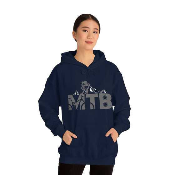 Chill Stitch – MTB Mountain Bike Mountains - Unisex Hooded Hoodie Sweatshirt – Embrace Your Vibe