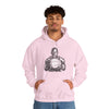 Michael Jordan Basketball | Unisex Hooded Hoodie Sweatshirt  | Calligram Word Design