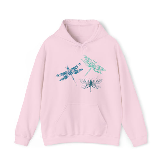 Dragonfly Mandala Sweatshirt | Nature Boho | Unisex Hooded Hoodie Sweatshirt