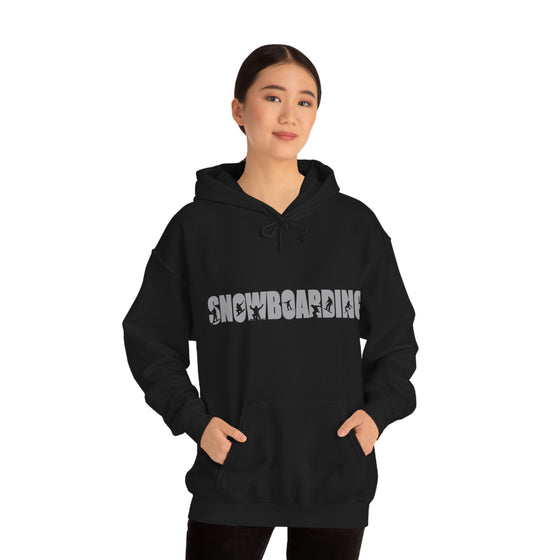 Chill Stitch – Snowboarding Sport - Unisex Hooded Hoodie Sweatshirt – Embrace Your Vibe