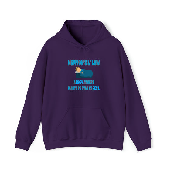 Science Technology Sweatshirt | Body Rest Stay Rest Issac Newton | Unisex Hooded Hoodie Sweatshirt